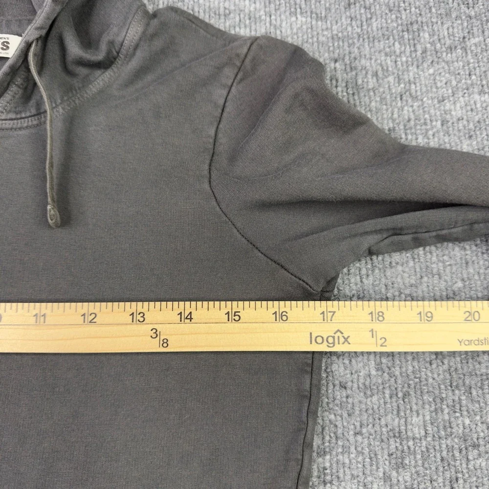American Giant Hoodie Sweatshirt XS Gray Zip‎ Athleisure Normcore Grunge Workout - Picture 11 of 13